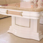 アフロディーテ センターテーブル ピンクオニキス天板｜センター