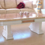 アフロディーテ センターテーブル ピンクオニキス天板｜センター