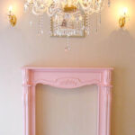 マントルピース　シェル 薔薇の彫刻　バービーピンク色のサムネイル