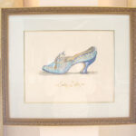 絵画 額装 貴婦人の靴 ブルー WH-13のサムネイル