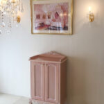 コレクションケース　シェルの彫刻　ピンクベージュ色のサムネイル