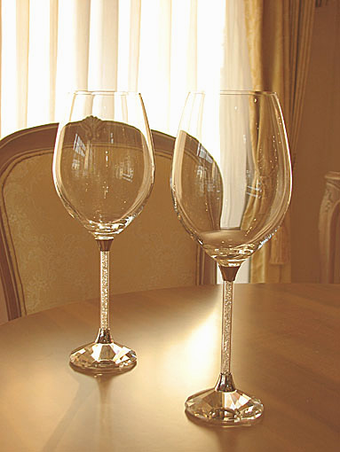 ワイングラス１ クリスタルガラス ２客セット