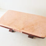 アフロディーテ センターテーブル マーブルブラウン色 大理石ピンク