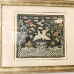 アウトレット 刺繡額 鶴のサムネイル