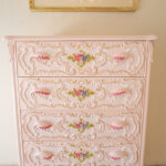 プリンセスロココ 5段チェスト W90cm ピンクローズ｜チェスト