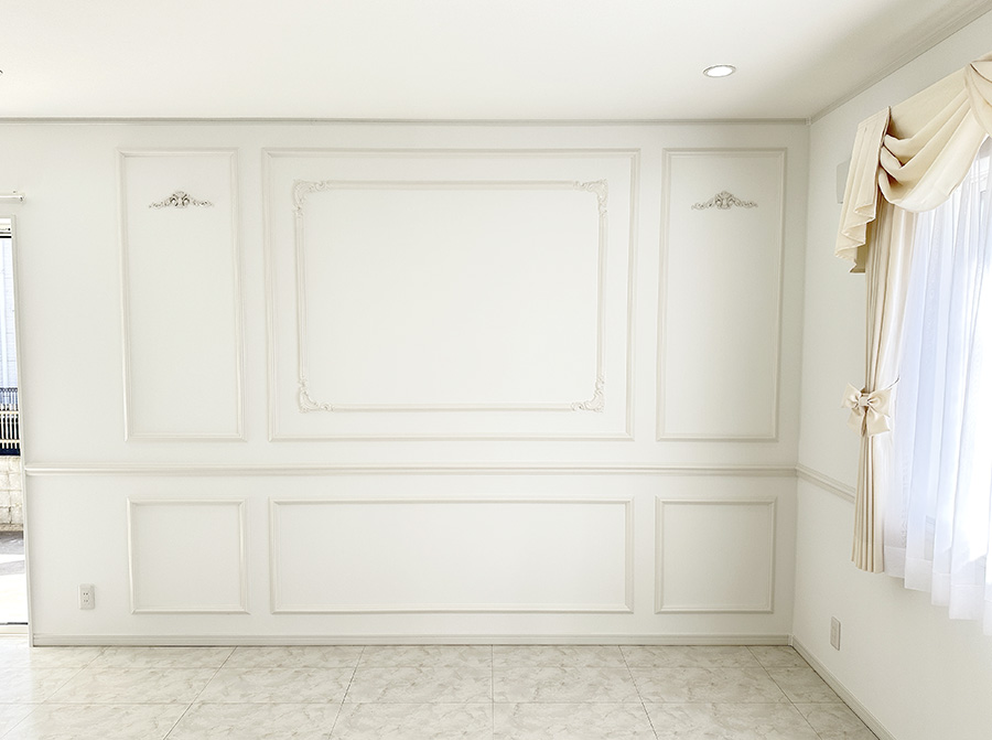 モールディング施工