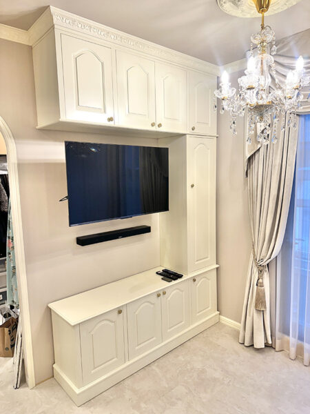 東京都  I様邸｜ ロココ調インテリア リフォーム事例｜家具・建具・内装をトータルコーディネート